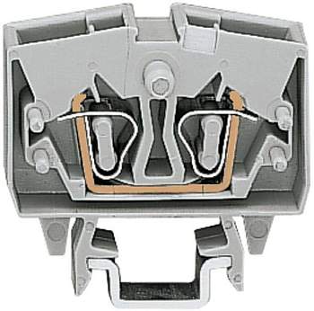 Клемма WAGO 264-701, 2 pin, 0.08мм² - 2.50мм², 800В, 24А, конф: L, (1 шт)