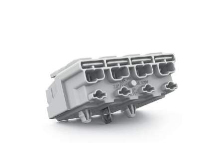 Разъем питания сети WAGO 294-5124, 4 pin, 0.5мм² - 1.5мм², 24А, (500 шт)