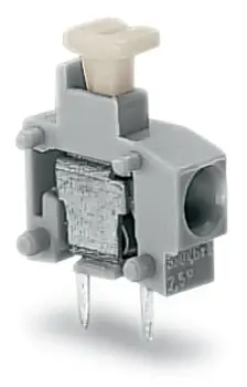 Быстроразъемная клемма WAGO 235-740/331-000, 1 pin, 0.20мм² - 1.50мм², 320В, 17.5А, CS: 5мм;5.08мм, (800 шт)