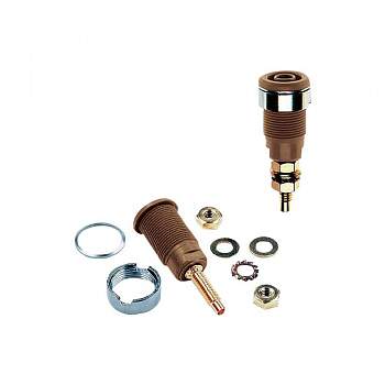 23.3020-27, Stäubli SLB4-G - Лабораторное гнездо, коричневый : 1 шт.