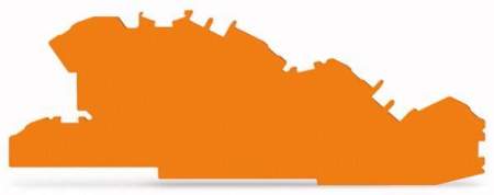 Клеммная панель/разделитель WAGO 2005-7692, (1 шт)