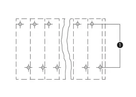 Двухуровневая клемма WAGO 736-416, 32 pin, 0.08мм² - 2.50мм², 320В, CS: 5.08мм, (21 шт)