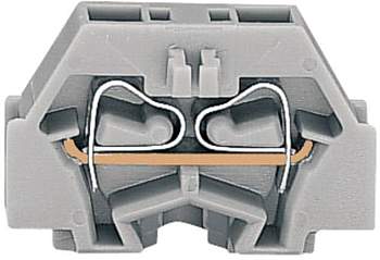 Клемма WAGO 260-301, 2 pin, 0.08мм² - 1.50мм², 400В, 18А, конф: L, (1 шт)