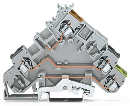 Клемма привода WAGO 280-585, 4 pin, 0.08мм² - 2.50мм², 400В, 20А, конф: L, (50 шт)