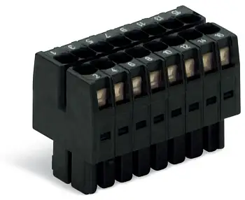 Розетка для подключения кабеля WAGO 713-1113/000-9037, 26 pin, 0.08мм² - 1.5мм², 160В, 10А, CS: 3.50мм, (25 шт)