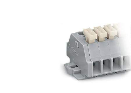 Клеммная колодка WAGO 261-102/331-000, 4 pin, 0.08мм² - 2.50мм², 500В, 24А, конф: L, (100 шт)