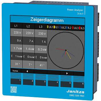 Анализатор качества электроэнергии Janitza 5226001 UMG 509-PRO