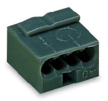 Клеммник WAGO 243-214, 4 pin, 0.28мм² - 0.5мм², 150В, 6А, (400 шт)