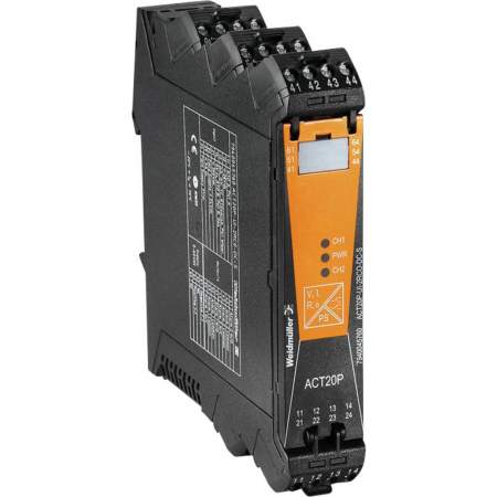 Преобразователь сигналов Weidmüller ACT20P-UI-2RCO-DC-S 