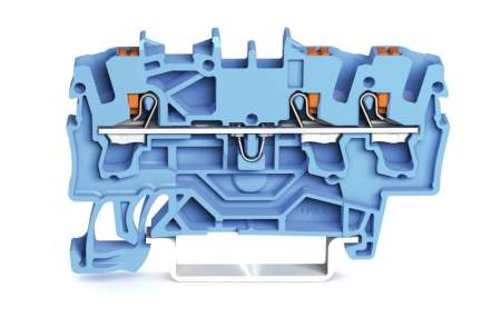 Клемма WAGO 2202-1304, 3 pin, 0.25мм² - 4мм², 800В, 24А, (100 шт)