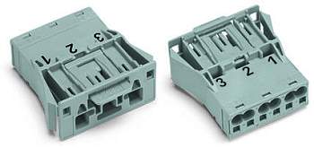 Разъем питания сети WAGO 770-773/073-000, 3 pin, 250В, 25А, (100 шт)