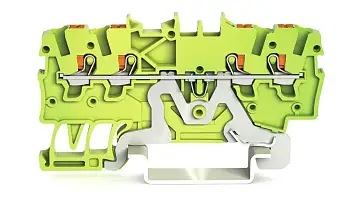 PG клемма WAGO 2200-1407, 4 pin, 0.14мм² - 1.50мм², 13.5А, (100 шт)