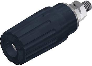 930757100, SKS-HIRSCHMANN PKI 100 - Полюсной зажим, 35 А, черный : 1 шт.