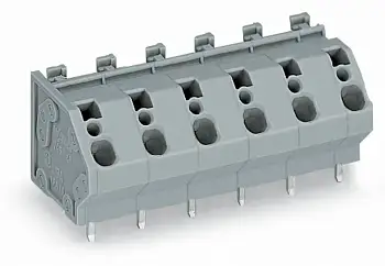 Быстроразъемная клемма WAGO 745-204, 4 pin, 0.08мм² - 4.00мм², 1000В, CS: 10мм, (70 шт)