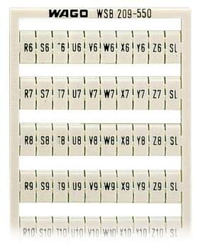 Этикетка WAGO 209-550, (5 шт)