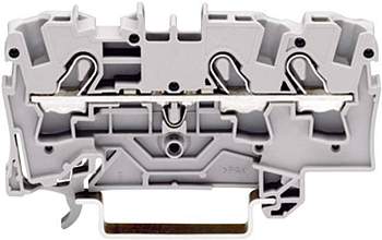 Клемма WAGO 2004-1301, 3 pin, 0.50мм² - 6мм², 800В, 32А, конф: L, (1 шт)