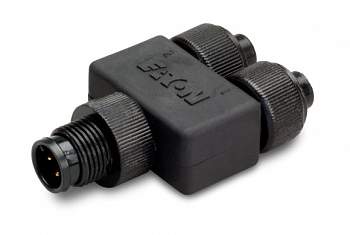 Сплиттер SWD IP67, со штекер M12 на два гнезда M12, контакт 4. EATON SWD4-SP-4124
