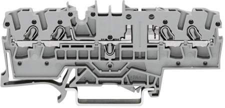 Клемма WAGO 2002-1861, 4 pin, 0.25мм² - 4мм², 250В, 16А, конф: L, (1 шт)
