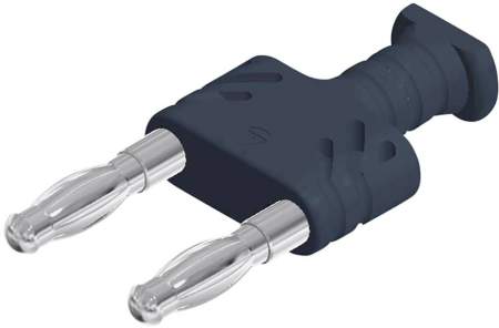 Короткозамыкающая перемычка SKS Hirschmann 972265100, KST WS 14/4, Ø 4мм, 60В, 32А, частично изолированный, черный, (1 шт)