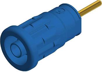 972363102, SKS-HIRSCHMANN SEP 2630 S1,9 - Лабораторное гнездо, Ø-контакта: 4 мм, синий : 1 шт.