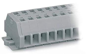 Клеммная колодка WAGO 261-157, 14 pin, 0.08мм² - 2.50мм², 500В, 24А, конф: L, (50 шт)