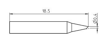 Паяльное жало Weller T0050100299 RTM 004 B