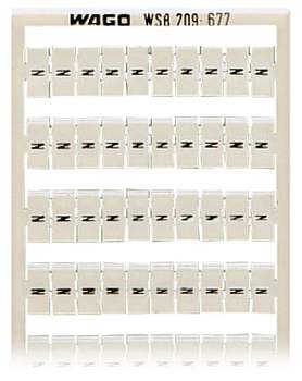 Этикетка WAGO 209-677, Оттиск: N, (5 шт)
