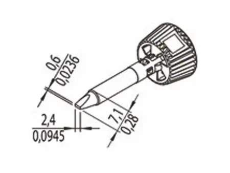 Паяльное жало Ersa 0142CDLF24 