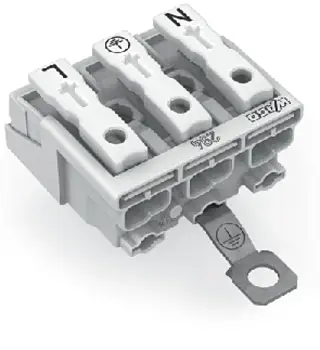 Разъем питания сети WAGO 294-5423, 3 pin, 0.5мм² - 1.5мм², 24А, (500 шт)