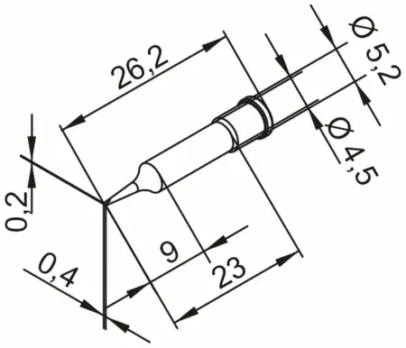 Паяльное жало Ersa 0102CDLF04 
