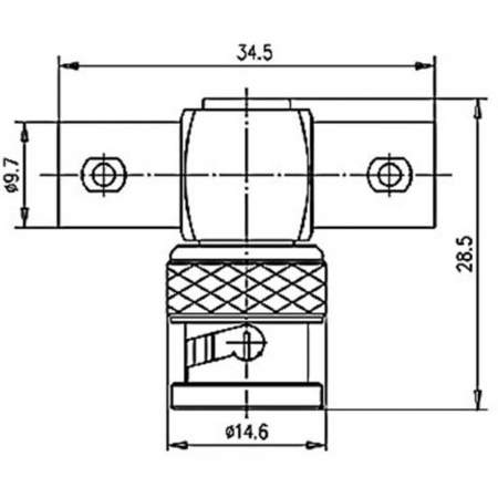 J01005A1238, Telegärtner - BNC-разъем - BNC-разъем : 1 шт.