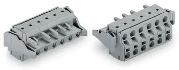 Розетка для подключения кабеля WAGO 231-2202/037-000, 2 pin, 0.2мм² - 2.5мм², 630В, CS: 7.50мм, (50 шт)