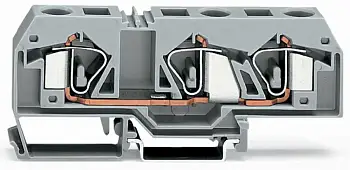 Клемма WAGO 283-671, 3 pin, 0.20мм² - 16мм², 800В, 76А, конф: L, (20 шт)
