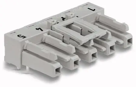 Разъем питания сети WAGO 770-845/011-000/060-000, 5 pin, 400В, 25А, (50 шт)