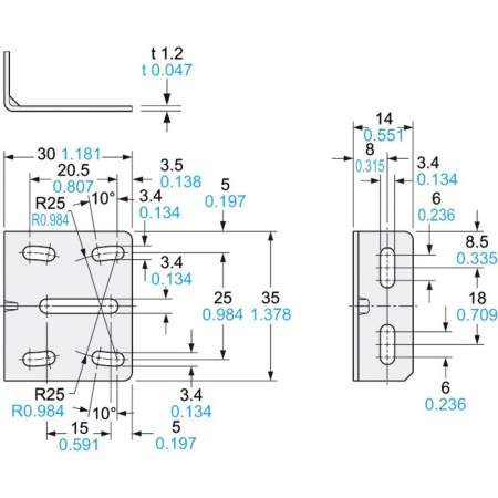 Г-образная деталь Panasonic MSCX3 