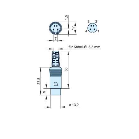 DIN-разъем Hirschmann мAS 40