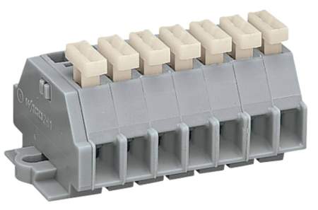 Клеммная колодка WAGO 261-107/331-000, 14 pin, 0.08мм² - 2.50мм², 500В, 24А, конф: L, (50 шт)