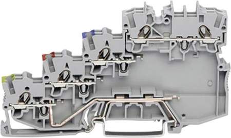 Клемма бесконтактного переключателя WAGO 2000-5417, 10 pin, 0.14мм² - 1.50мм², 250В, 13.5А, (50 шт)
