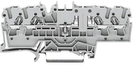 Клемма предохранителя WAGO 2002-1881, 4 pin, 0.25мм² - 4мм², 400В, 10А, конф: L, (1 шт)