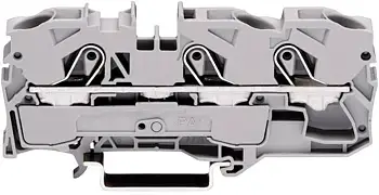 Клемма WAGO 2010-1301, 3 pin, 0.50мм² - 16мм², 800В, 57А, конф: L, (1 шт)