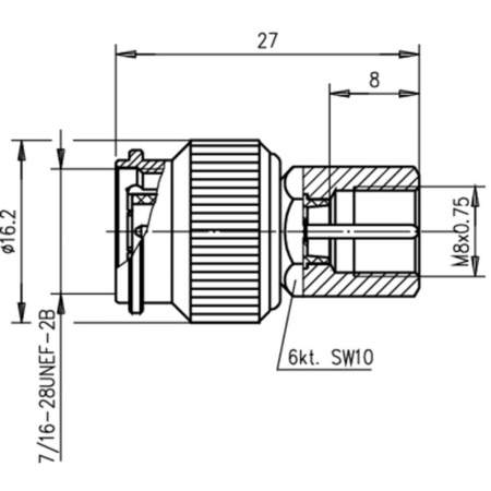 J01019A0004, Telegärtner - Коаксиальный TNC-разъем - FME-разъем : 1 шт.
