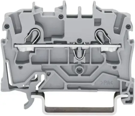 PG клемма WAGO 2002-1207, 2 pin, 0.25мм² - 4мм², 24А, конф: Terre, (1 шт)