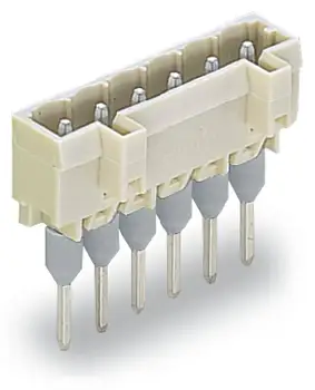 Штифтовая планка WAGO 721-168/003-000, 8 pin, 250В, 16А, CS: 5мм, (100 шт)