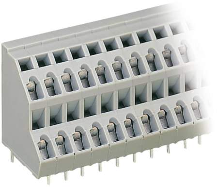 Двухуровневая клемма WAGO 736-302, 4 pin, 0.08мм² - 2.50мм², 320В, 21А, CS: 5.08мм, (1 шт)