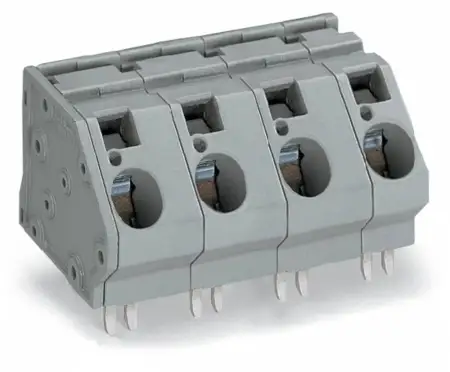 Быстроразъемная клемма WAGO 745-604/006-000, 4 pin, 0.20мм² - 16.00мм², 1000В, CS: 15мм, (16 шт)