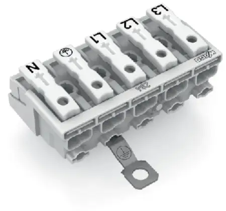 Разъем питания сети WAGO 294-4425, 5 pin, 0.5мм² - 1.5мм², 24А, (250 шт)