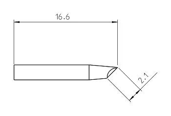 Паяльное жало Weller T0050104899 RTP 020 G