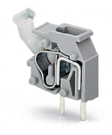 Быстроразъемная клемма WAGO 255-743, 1 pin, 0.08мм² - 2.50мм², 320В, CS: 5мм;5.08мм, (500 шт)