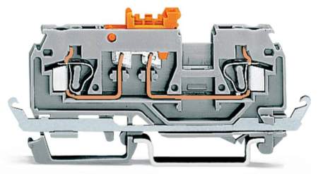 N клемма WAGO 280-880, 2 pin, 0.08мм² - 2.50мм², 250В, 16А, (50 шт)