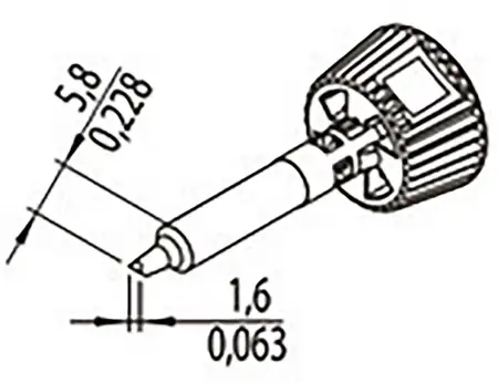 Паяльное жало Ersa 0142CDLF16A 